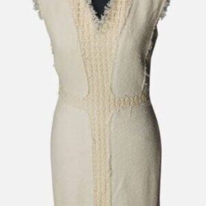 Rebecca Taylor Dress. Size 8, Cream